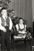 Bill and Mary Virginia Meier, Christmas 1957